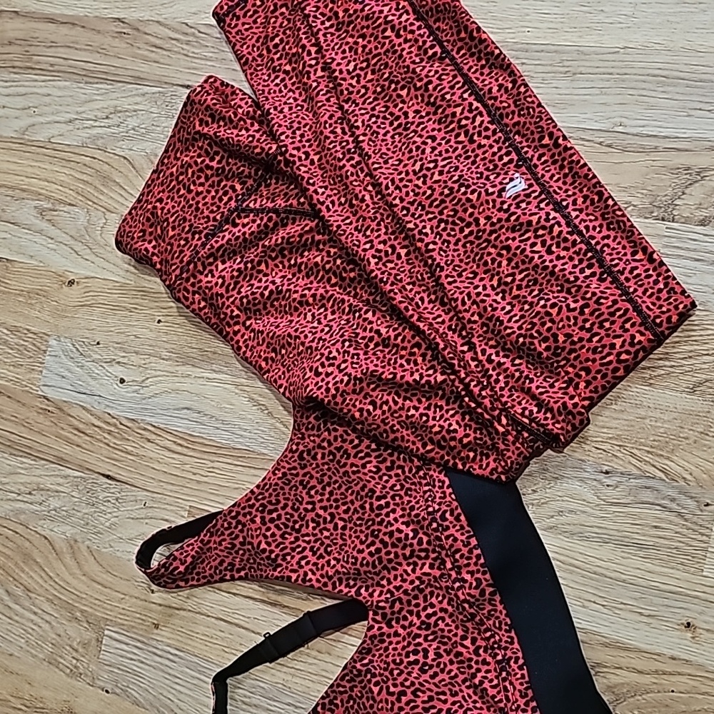 Fabletics Pureluxe leggings & sports bra set. Both large.